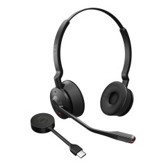 Jabra Engage 55 SE Stereo Wireless Headset - Ultimate Comfort & Crystal Clear Sound - Black - 5706991031072